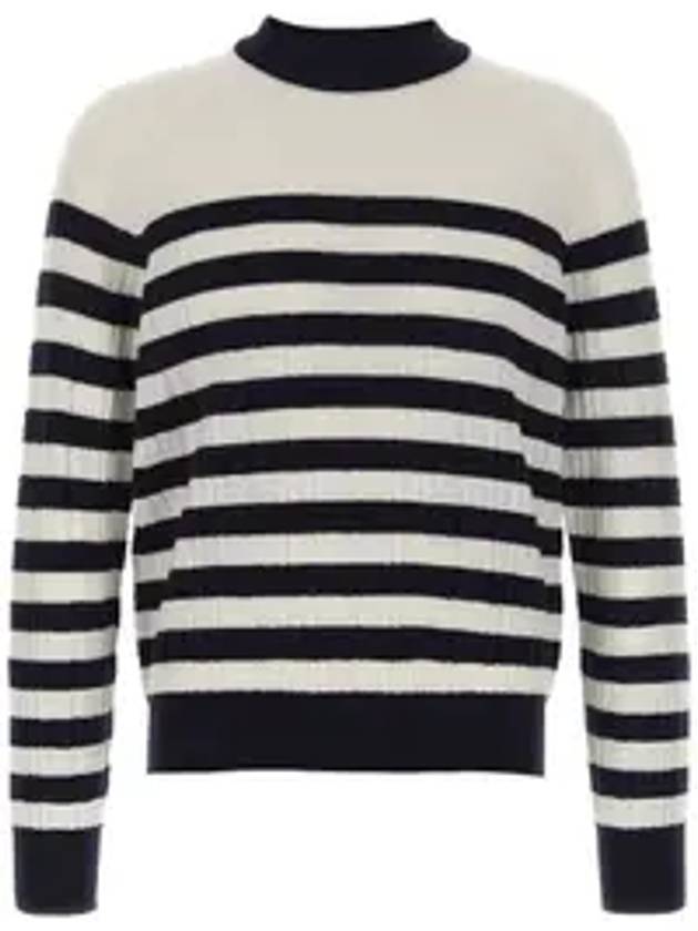 발망 비스코스 니트탑 화이트 블랙