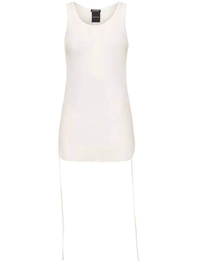 Ann Demeulemeester Mara Wrinkled Cropped Tank Top