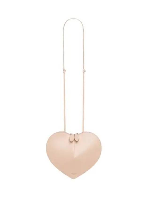 알라이아 럭스 카프스킨 쾨르백 누드 Alaia Coeur Bag in Lux Calfskin Nude