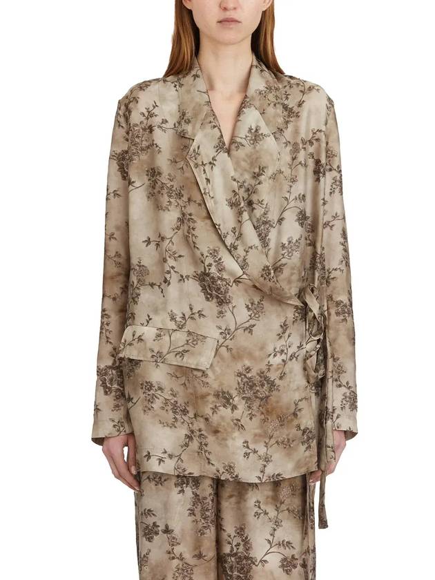 우마왕 클로이 플로럴 프린트 재킷 UW6047_UW128