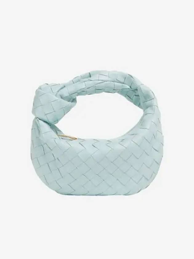 보테가 베네타 미니 레더 조디백 틸 워시드 Bottega Veneta Mini Leather Jodie Teal Washed