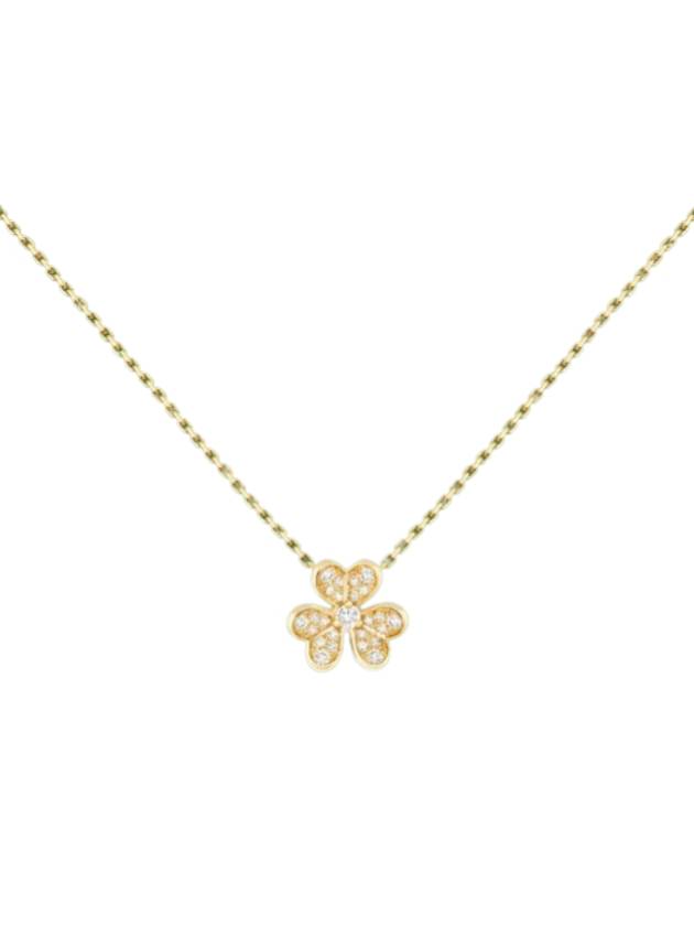 반클리프앤아펠 프리볼 펜던트 미니 모델 다이아몬드 목걸이 골드