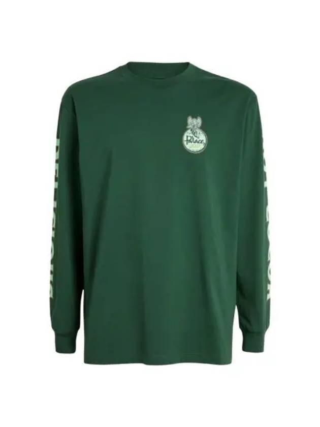 팔라스 x 해러즈 로고 롱슬리브 티셔츠 그린 21FW Palace x Harrods Logo Long Sleeve T Shirt Green 21FW