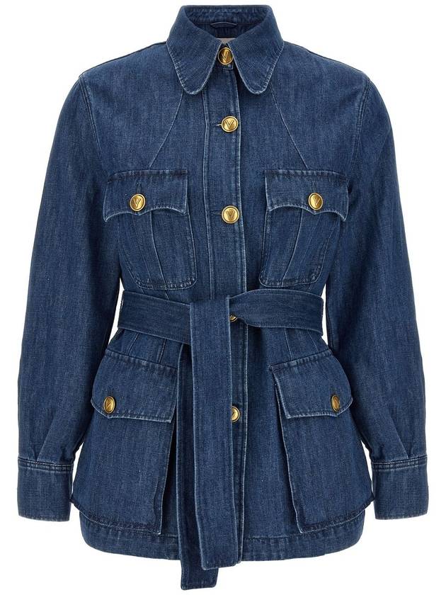 Valentino Garavani - Valentino Garavani Denim Jacket Casual Jackets And Parka Blue