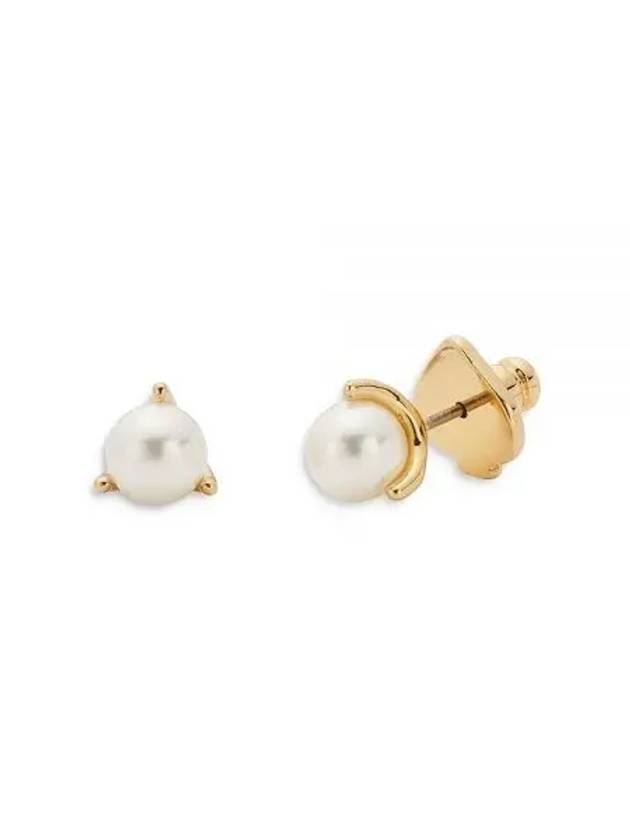 Kate spade new york Brilliant Statements Three Prong 스터드 귀걸이 크림 골드 1554072