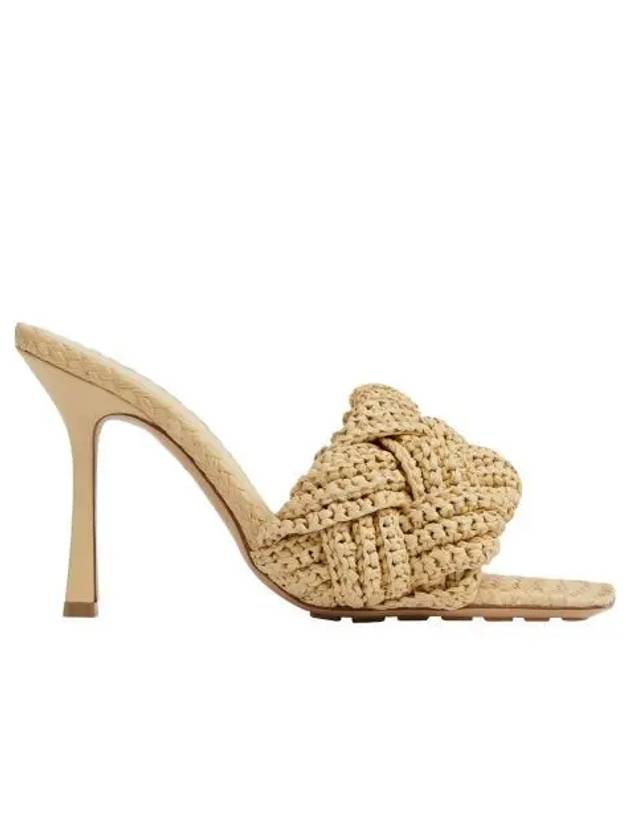 W 보테가 베네타 리도 뮬 케인 슈가 W Bottega Veneta Lido Mule Cane Sugar