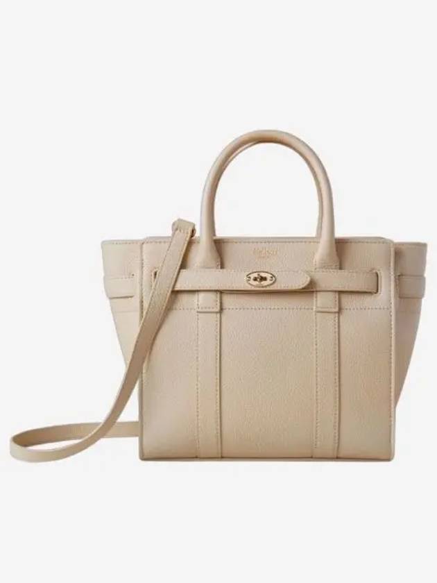 멀버리 스몰 클래식 그레인 미니 지퍼 베이스워터 초크 Mulberry Small Classic Grain Mini Zipped Bayswater Chalk