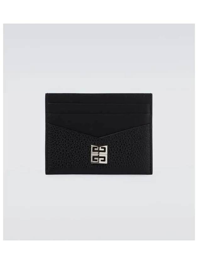 지방시 그레인드 레더 카드 홀더 블랙 BK6099K18A
