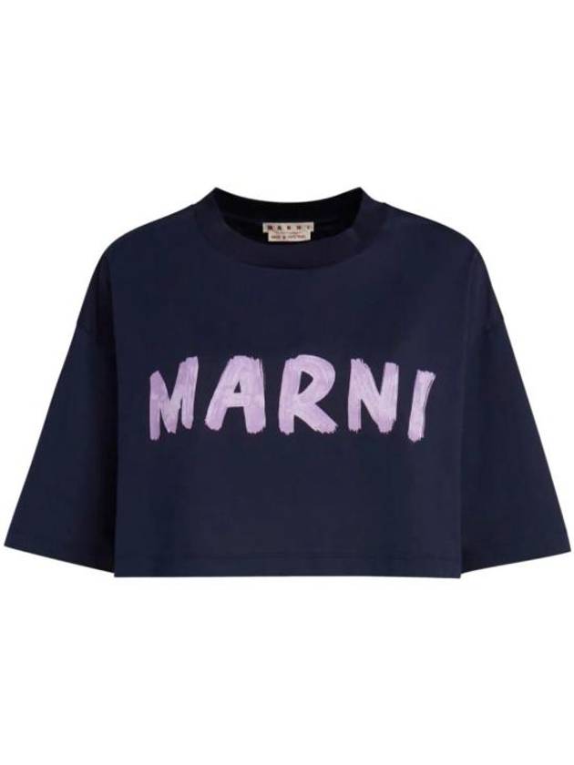 24SS 마르니 반팔 티셔츠 44755 THJE0301P1USCS11 51105 BLUE