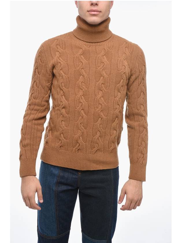 터틀넥 ARAN 버진울 스웨터 TURTLENECK ARAN VIRGIN WOOL SWEATER