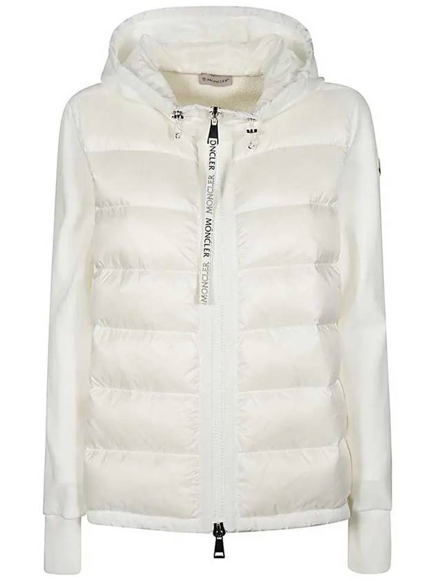 몽클레르 8G50300 V8053 032 여성 하이브리드 화이트 후드 재킷