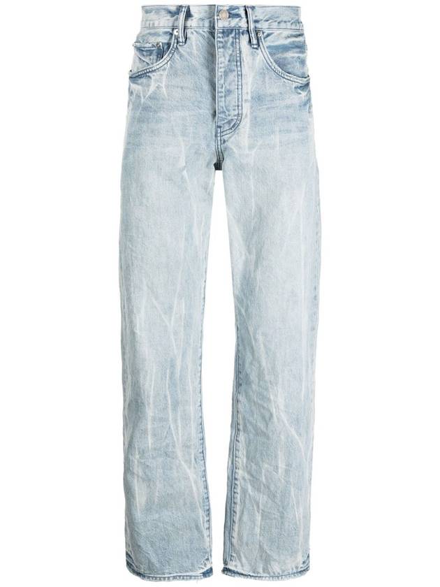 Purple Brand Acid-washed relaxed-fit jeans