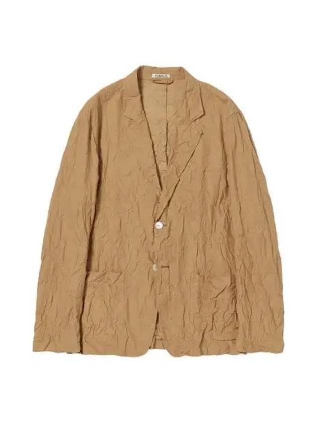 오라리 링클 워시드 핀스 트윌 자켓 브라운 Auralee Wrinkled Washed Finx Twill Jacket Brown