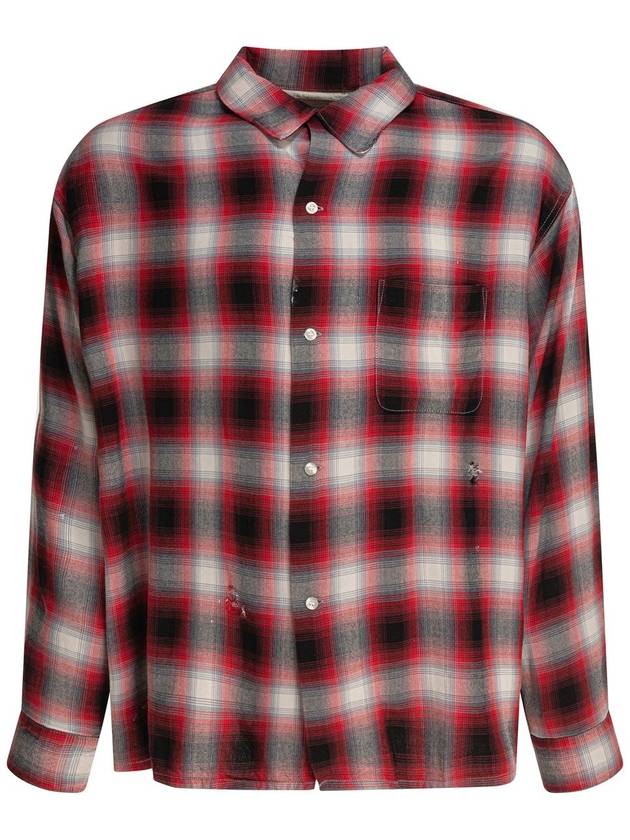 25SS SAINT M×××××× Shirts SM HR8 0000 C30 RED