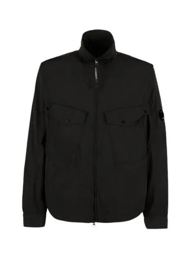 C.P. 컴퍼니 크롬 R 오버셔츠 블랙 22FW C.P. Company Chrome R Overshirt Black 22FW