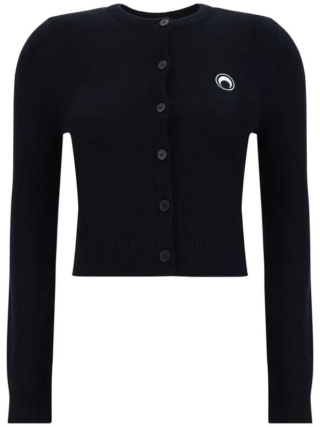 Marine Serre 코어 버튼업 니트 카디건 WTK011ACKNI0511_BK99