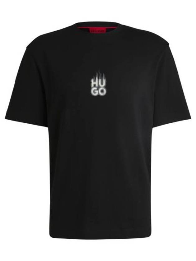 25SS 휴고보스 반팔 티셔츠 50530434 001 BLACK