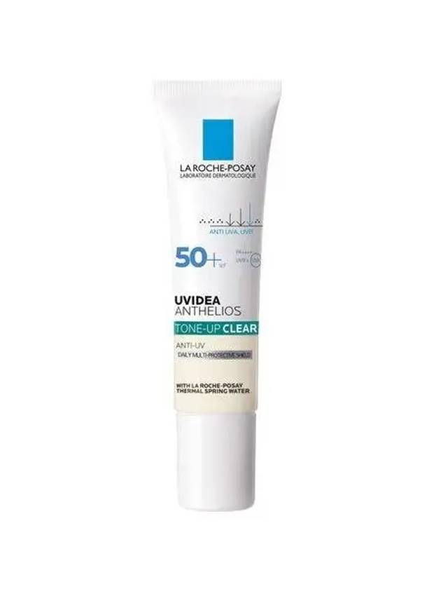 국내정식수입제품 라로슈포제 유비데아 안뗄리오스 톤업 클리어 30ml SPF50 선크림