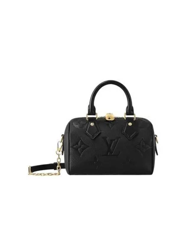 루이비통 스피디 반둘리에 20 모노그램 앙프렝뜨 레더 블랙 Louis Vuitton Speedy Bandouliere 20 Monogram Empreinte Leather Black