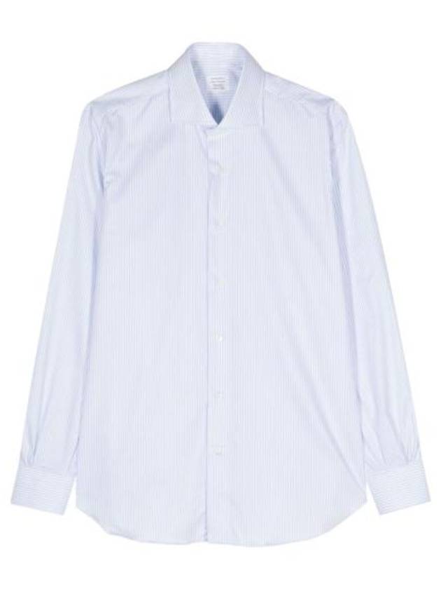 24SS 마짜렐리 긴팔 셔츠 YOGA TWILL BLUE WHITE