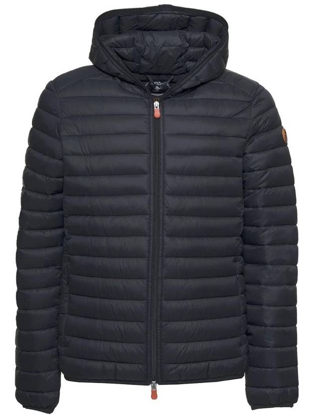 세이브더덕 남성 Ecological Black Quilted Nylon Down Jacket Man Black