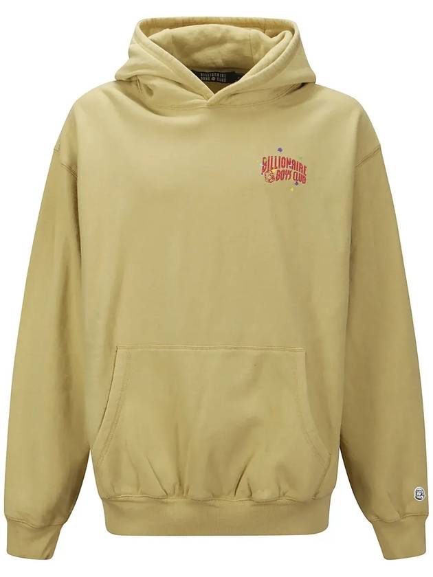 억만장자 보이즈 클럽 로고 디테일 긴팔 후드 티셔츠 B24449_LIGHTKHAKI