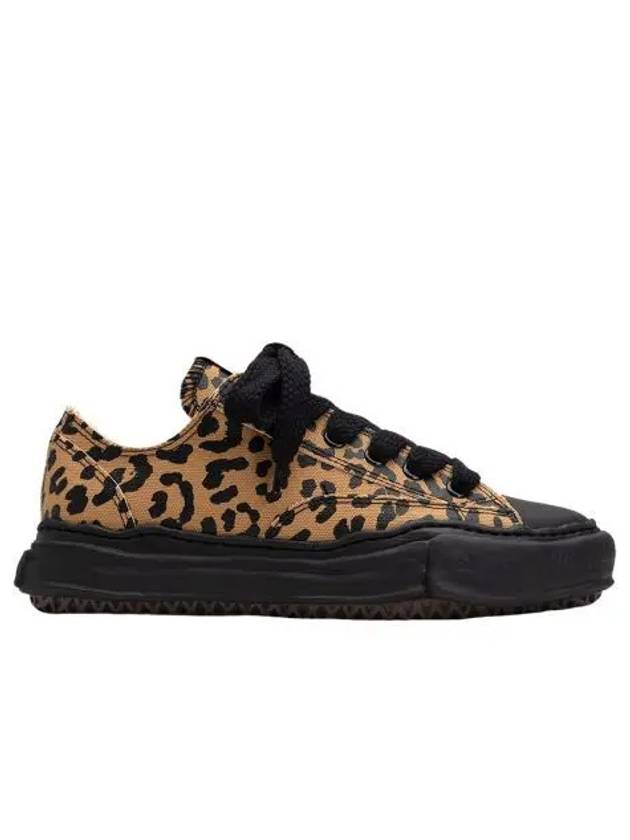 메종 미하라 야스히로 피터슨 OG 솔 레오파드 캔버스 로우탑 스니커즈 브라운 Maison Mihara Yasuhiro Peterson OG Sole Leopard Canvas Low top Sneakers Brown