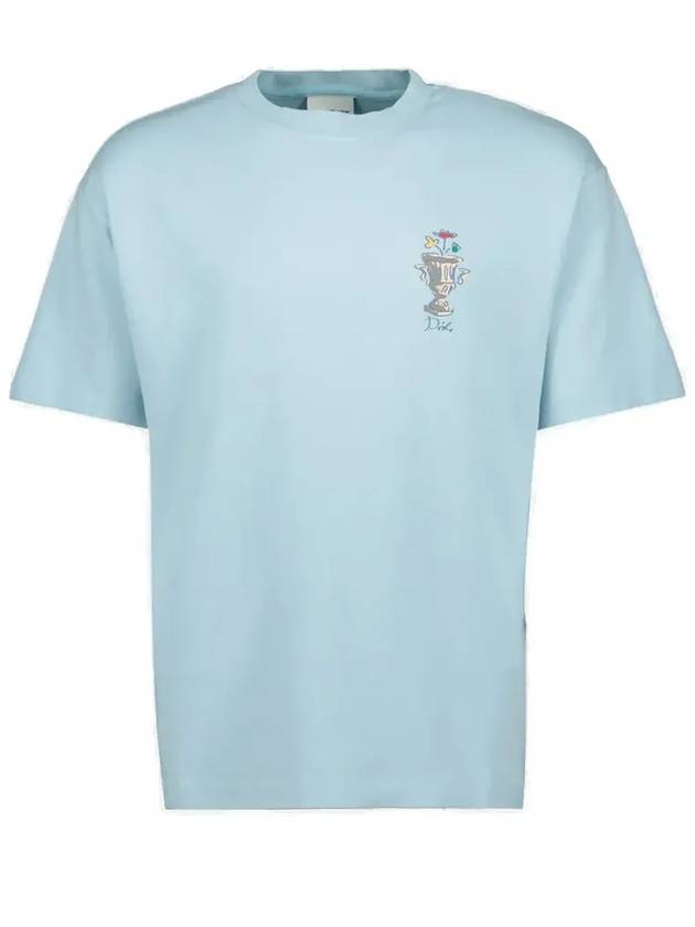 웃긴 Mr Vase 크루넥 티셔츠 FTS225CO002_LBE