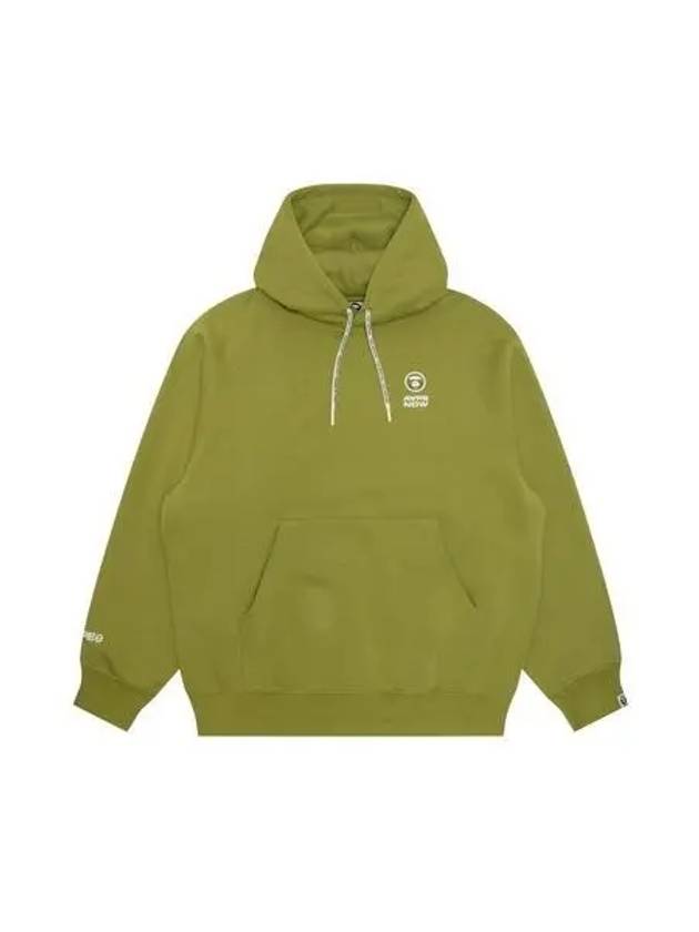 베이프 AAPE 래글런 풀오버 후드 티셔츠 라이트 그린 86720182_140769629