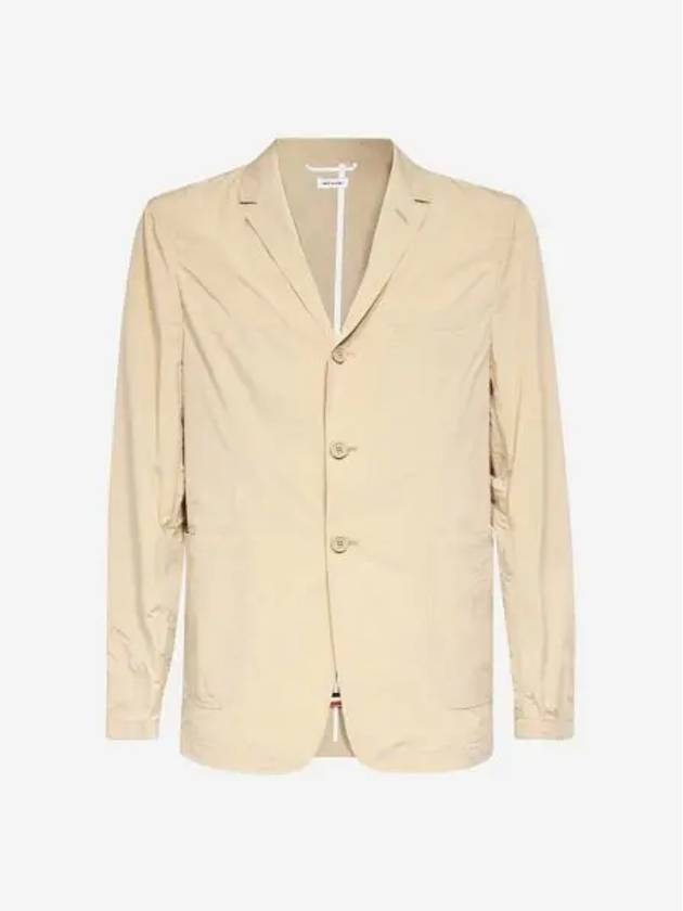 톰브라운 하이 덴시티 나일론 테크 패치 포켓 스포츠 코트 카키 Thom Browne High Density Nylon Tech Patch Pocket Sport Coat Khaki