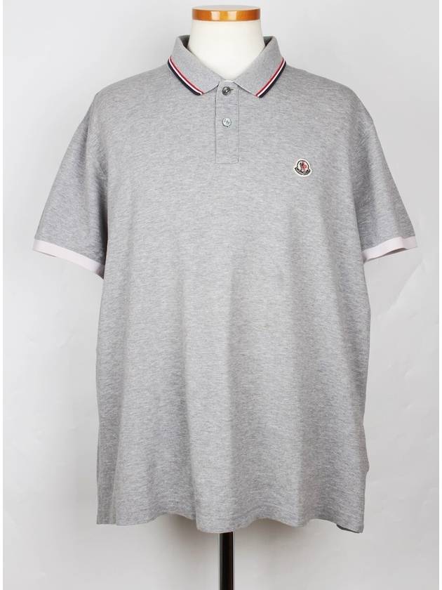 몽클레르 와펜 삼선 PK 카라 반팔티 XXL