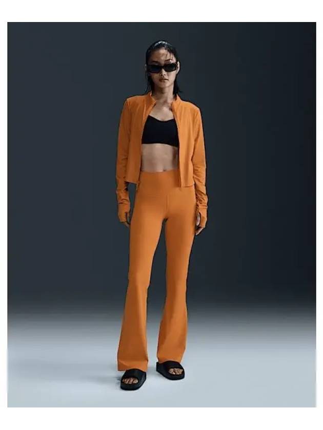 일본 나이키 젠비 우먼 하이 웨스트 플레어 드 레깅스 FV7922 815