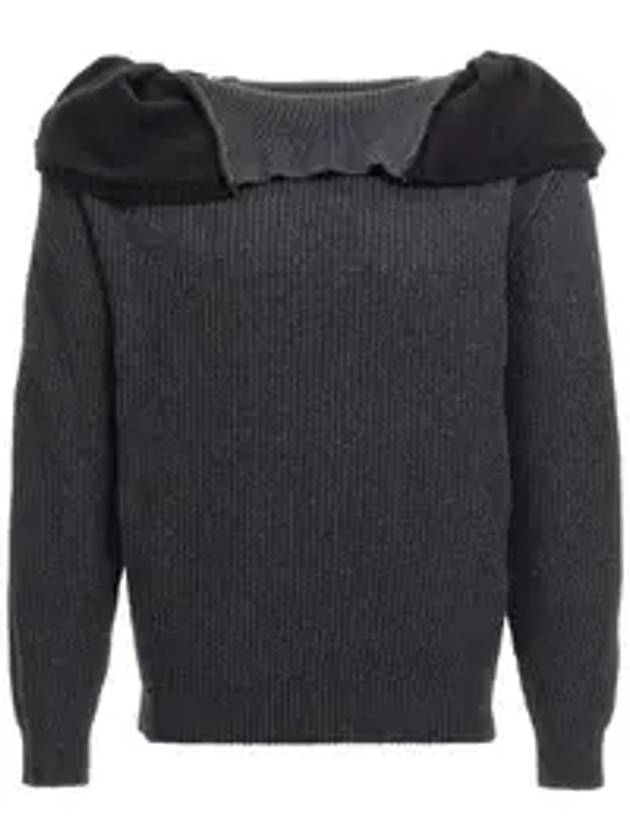 와이프로젝트 짚 터틀넥  그레이