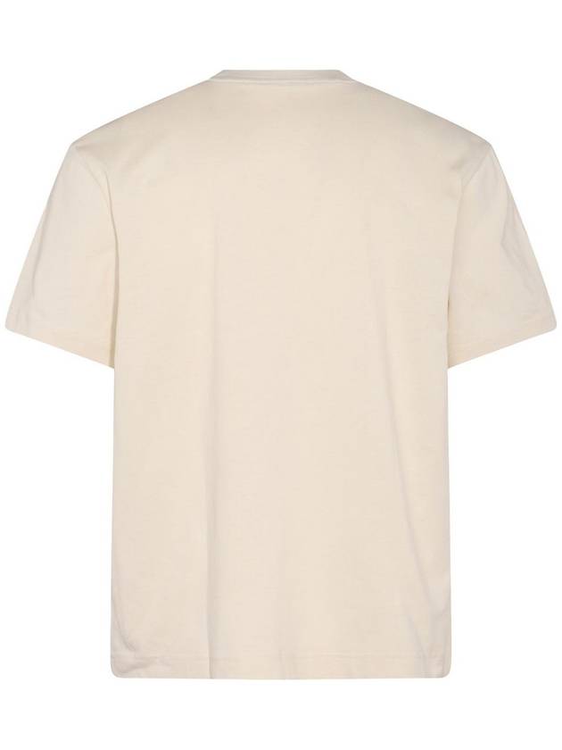 Sunnei Light Beige Cotton T-Shirt