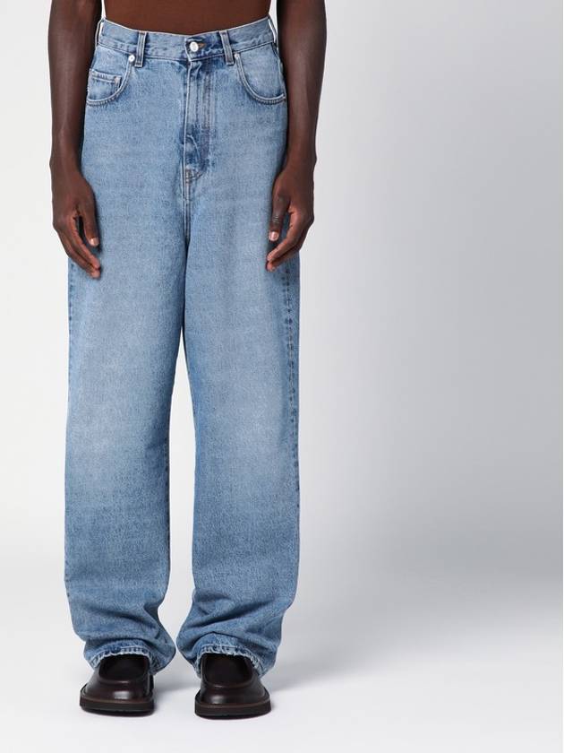 Sefr Light blue wide denim jeans