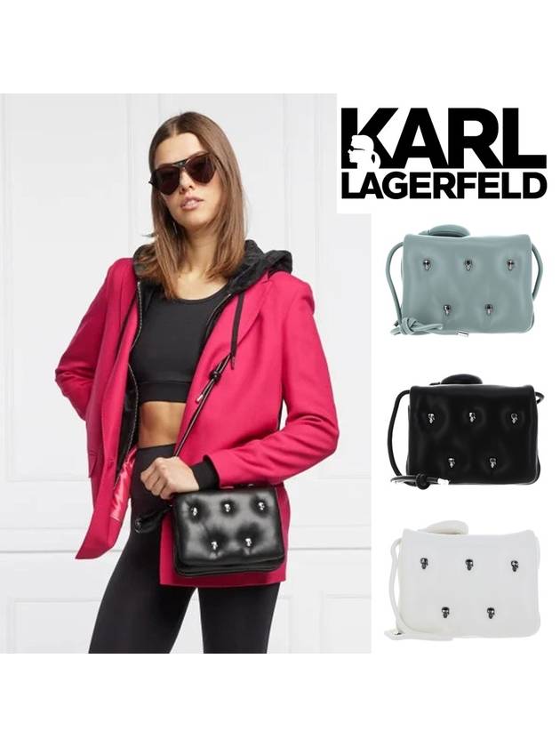 칼라거펠트 가방 아이코닉 멀티 핀 포켓 숄더백 216W3086