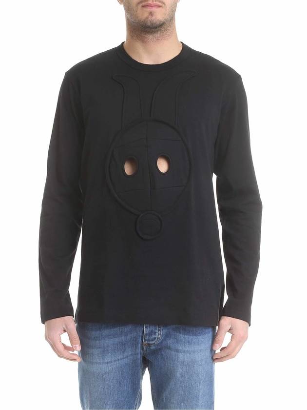 Comme Des Garcons Shirt Rabbit Is crewneck sweatshirt in black