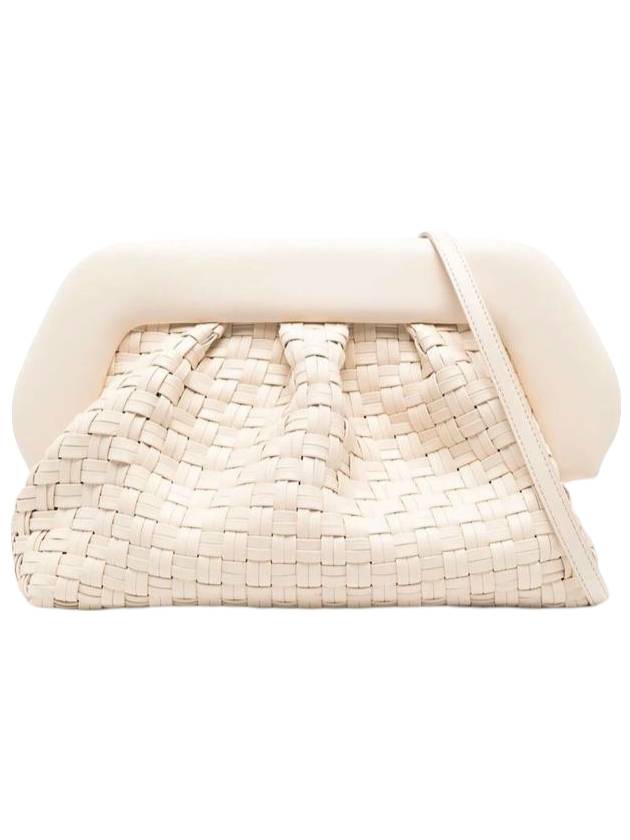 더 모아레 바이오스 마이크로위브드 클러치 백 아이보리