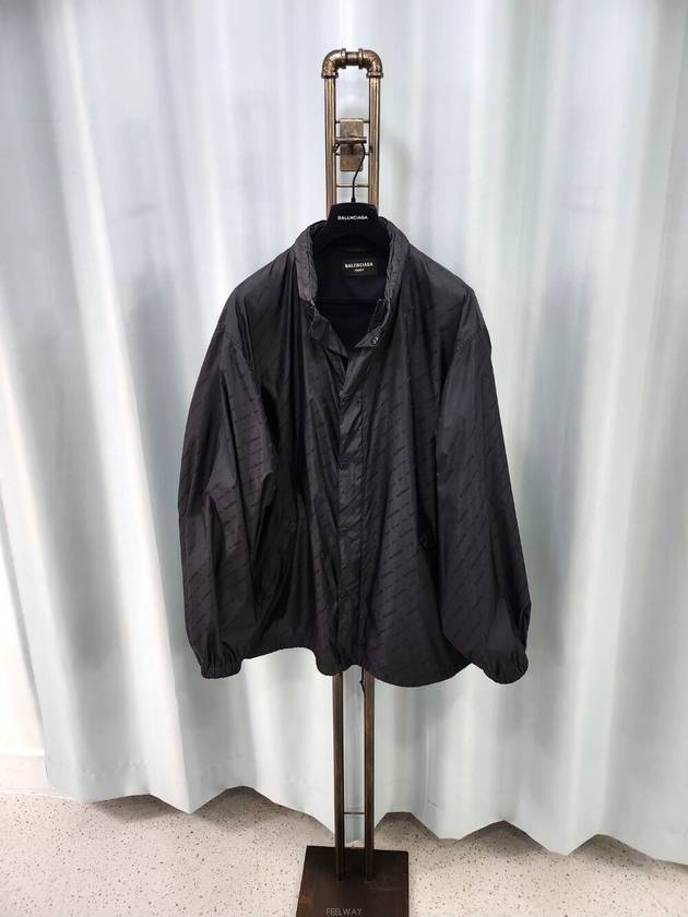[중고명품 DHLUX] 발렌시아가 멀티로고 올 레인 블랙 자켓 M/105