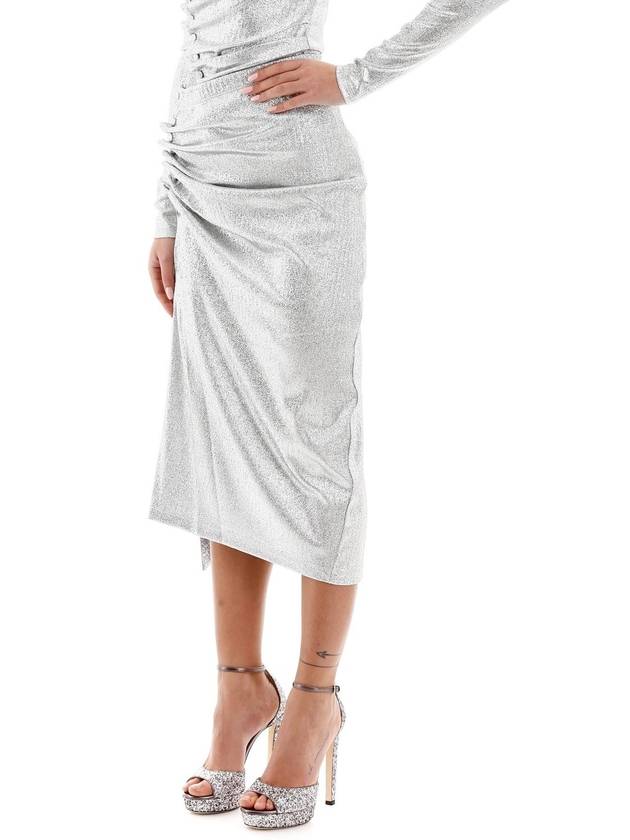 파코 라반 드랩 버튼 스커트 Paco Rabanne Drapped Button Skirt