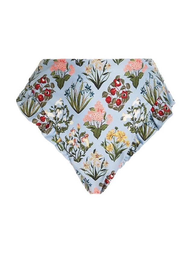 JENGIBRE RUFFLED FLORAL BIKINI BOTTOMS