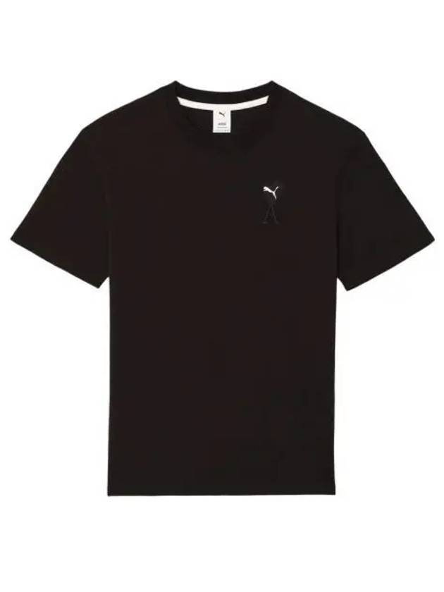 푸마 x 아미 그래픽 티셔츠 블랙 Puma x AMI Graphic T Shirt Black