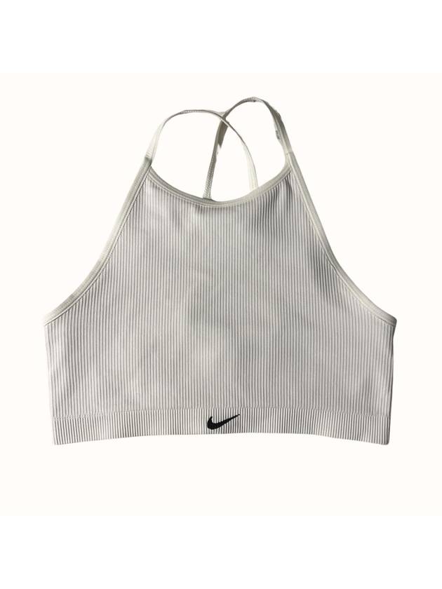 나이키 인디 심리스 리브드 슬리브리스 화이트