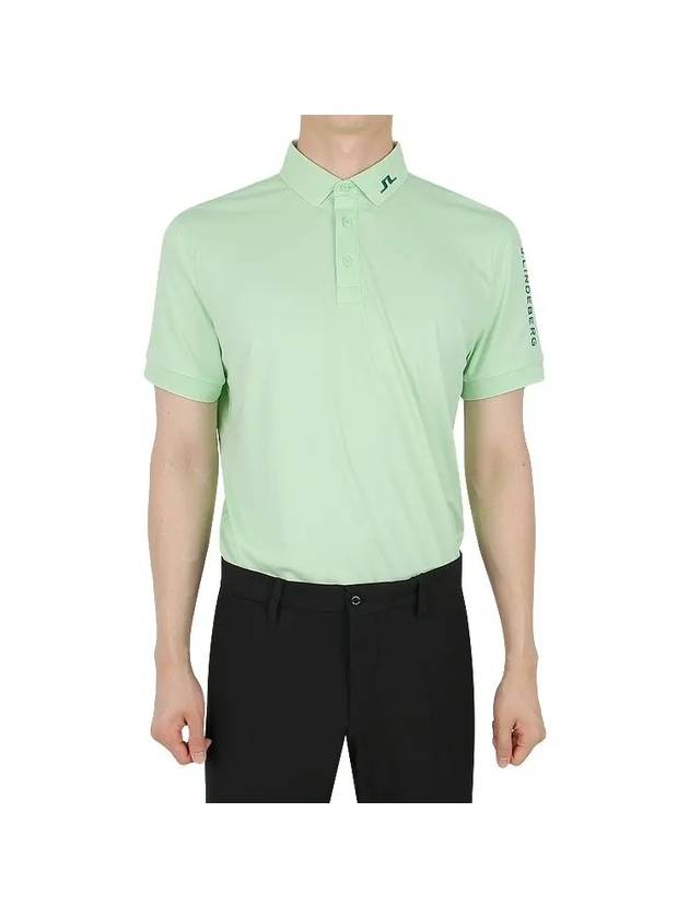 제이린드버그 투어 테크 레귤러핏 반팔 PK셔츠 그린