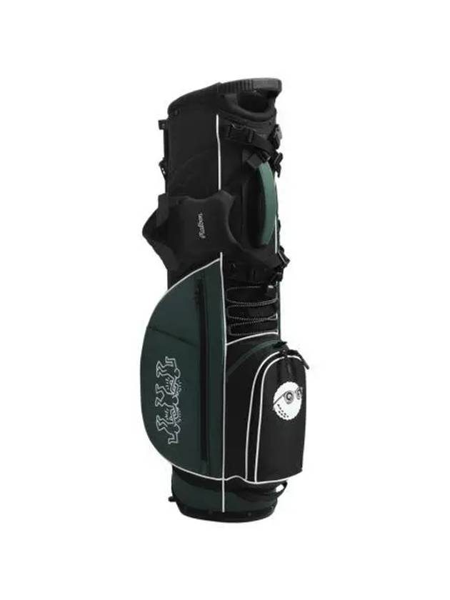 말본 골프 x 키이스 해링 퍼포먼스 골프백 블랙 Malbon Golf x Keith Haring Performance Golf Bag Black
