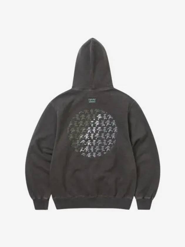 디스이즈네버댓 x 그레이트풀 데드 하트 스켈레톤 핸즈 후드 오프 블랙 Thisisneverthat x Grateful Dead Heart Skeleton Hands Hoodie Off Black