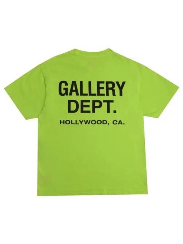 갤러리 디파트먼트 수베니어 티셔츠 라임 그린 Gallery Dept. Souvenir T Shirt Lime Green