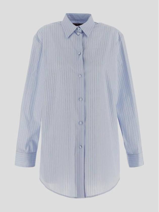 25SS 구찌 셔츠 820670 ZAPIU4305 AZURE WHITE MC