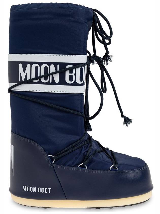 Moon Boot 아이콘 로고 프린트 레이스업 부츠
