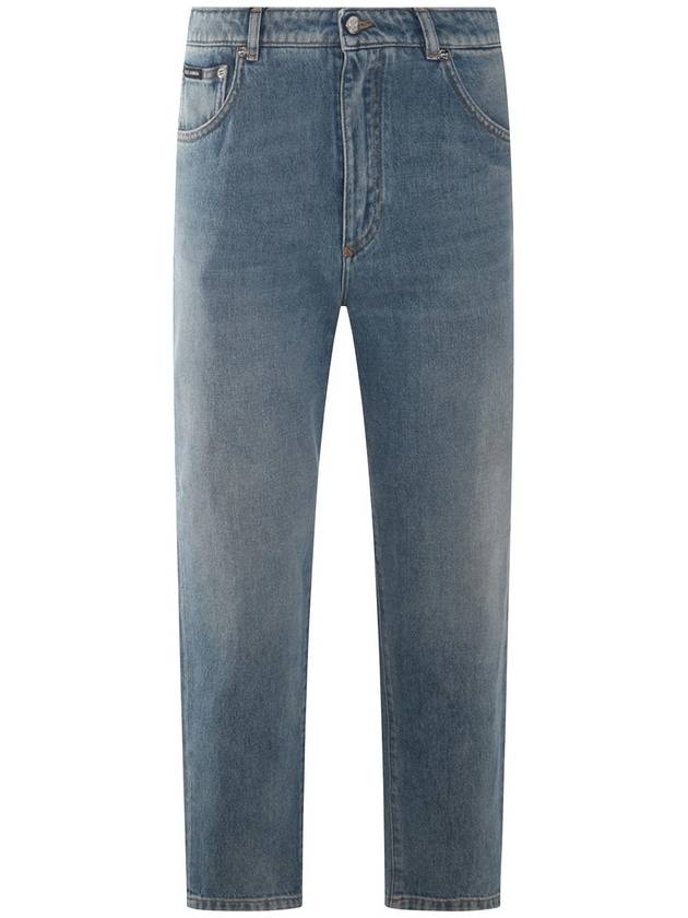 Dolce & Gabbana Blue Cotton Denim Jeans